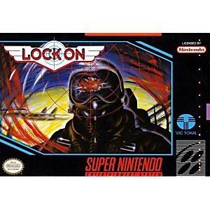 LOCK ON (SUPER NINTENDO SNES) - jeux video game-x