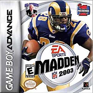 MADDEN NFL 2003 (GAME BOY ADVANCE GBA) - jeux video game-x