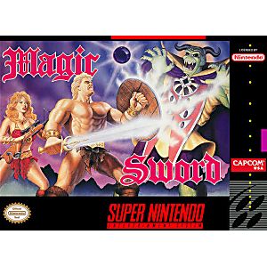 MAGIC SWORD (SUPER NINTENDO SNES) - jeux video game-x