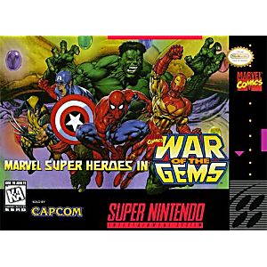 MARVEL SUPER-HEROES WAR OF THE GEMS (SUPER NINTENDO SNES) - jeux video game-x