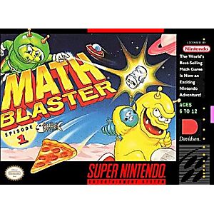 MATH BLASTER EPISODE 1 (SUPER NINTENDO SNES) - jeux video game-x