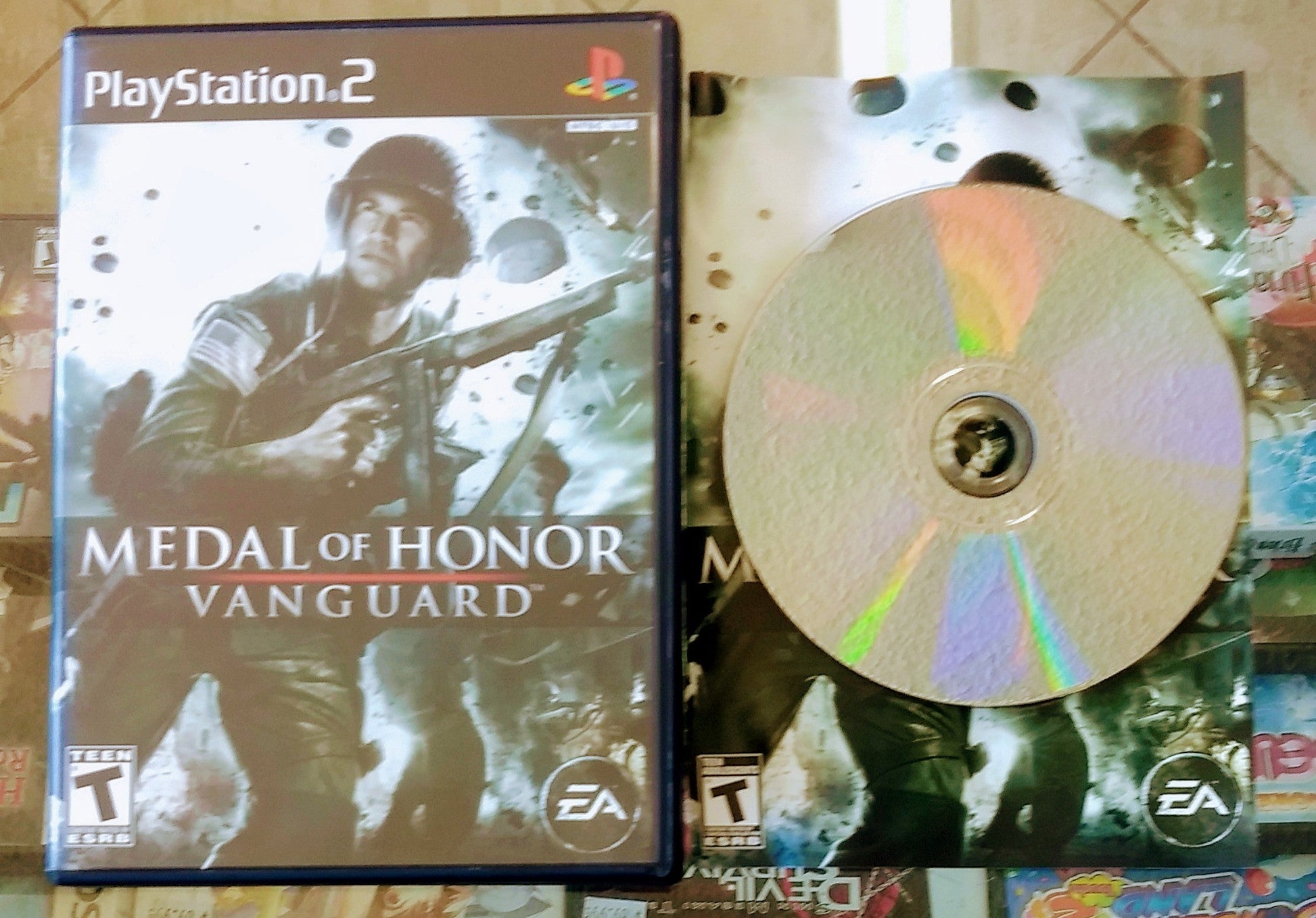 MEDAL OF HONOR VANGUARD PLAYSTATION 2 PS2 - jeux video game-x