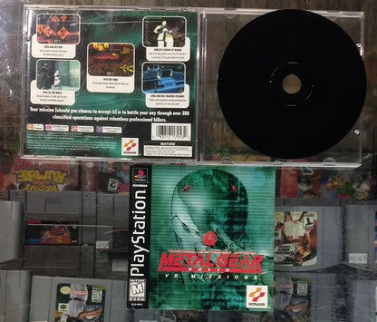 METAL GEAR SOLID VR MISSIONS (PLAYSTATION PS1) - jeux video game-x