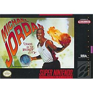 MICHAEL JORDAN CHAOS IN THE WINDY CITY (SUPER NINTENDO SNES) - jeux video game-x