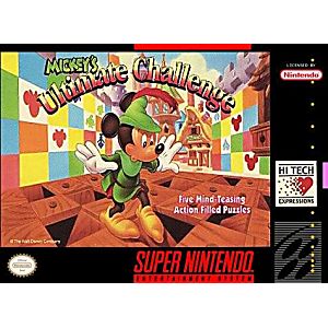 MICKEY'S ULTIMATE CHALLENGE (SUPER NINTENDO SNES) - jeux video game-x