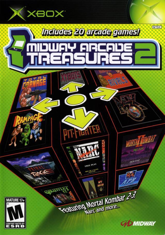 MIDWAY ARCADE TREASURES 2 (XBOX) - jeux video game-x