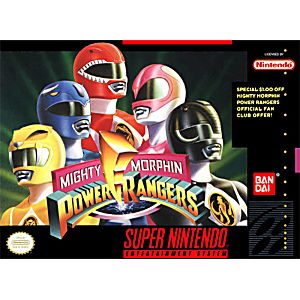 MIGHTY MORPHIN POWER RANGERS (SUPER NINTENDO SNES) - jeux video game-x
