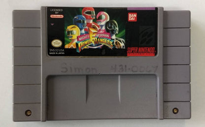 MIGHTY MORPHIN POWER RANGERS (SUPER NINTENDO SNES) - jeux video game-x