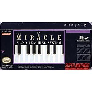MIRACLE PIANO TEACHING SYSTEM (SUPER NINTENDO SNES) - jeux video game-x
