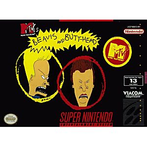 MTV'S BEAVIS AND BUTT-HEAD: THE GAME (SUPER NINTENDO SNES) - jeux video game-x
