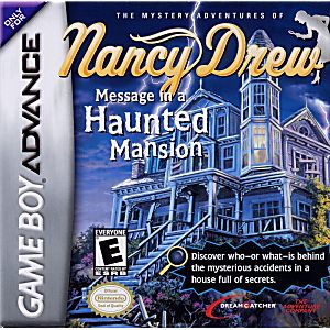 NANCY DREW MESSAGE IN A HAUNTED MANSION (GAME BOY ADVANCE GBA) - jeux video game-x