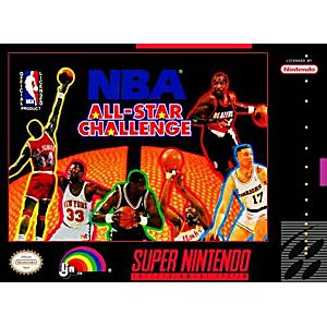 NBA ALL-STAR CHALLENGE (SUPER NINTENDO SNES) - jeux video game-x