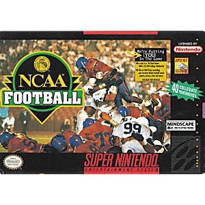 NCAA FOOTBALL SUPER NINTENDO SNES - jeux video game-x