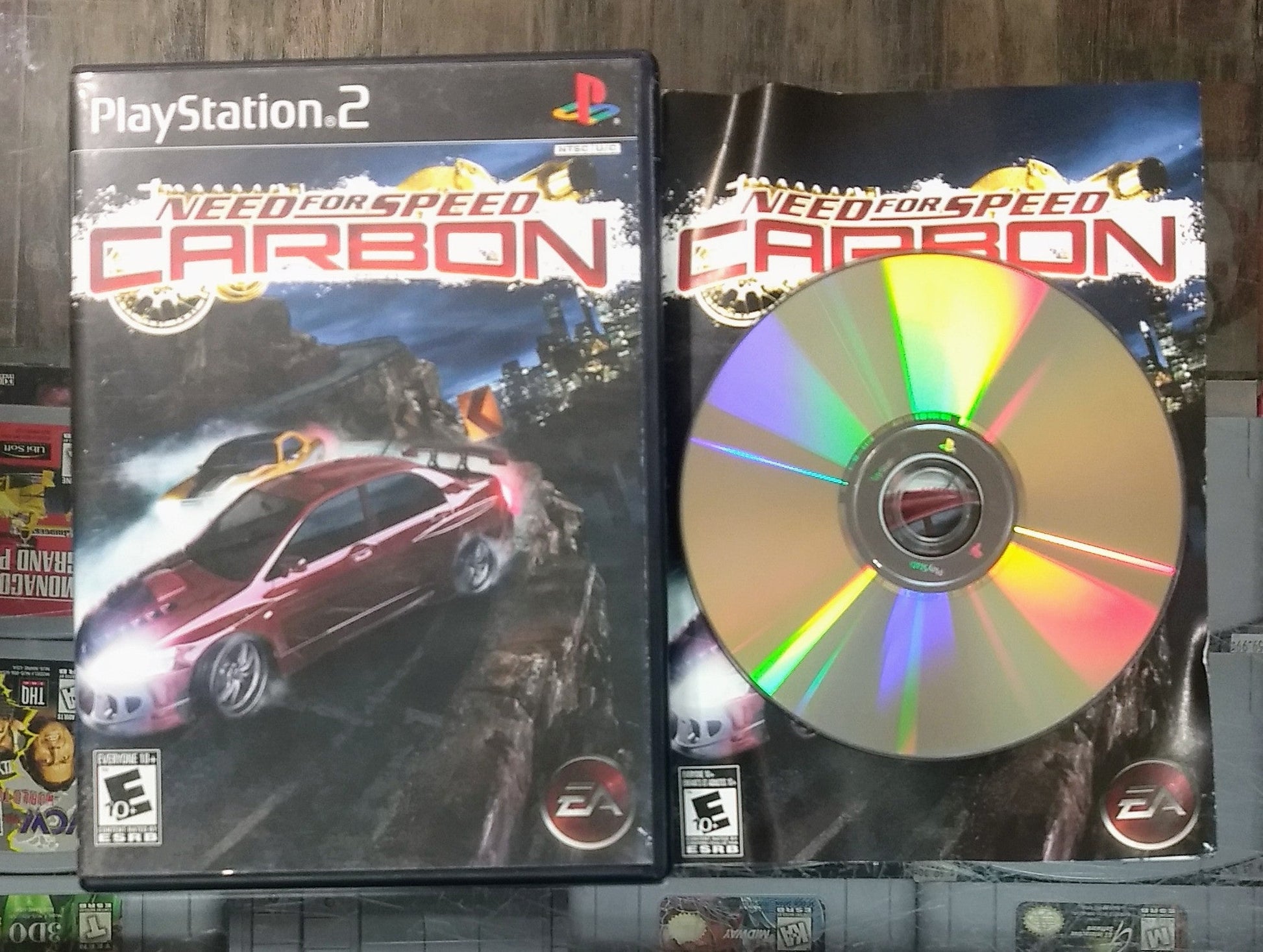 NEED FOR SPEED NFS CARBON PLAYSTATION 2 PS2 - jeux video game-x