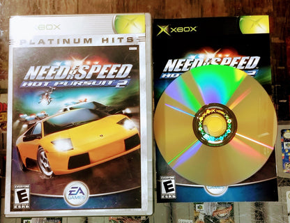 NEED FOR SPEED NFS HOT PURSUIT 2 PLATINUM HITS (XBOX) - jeux video game-x