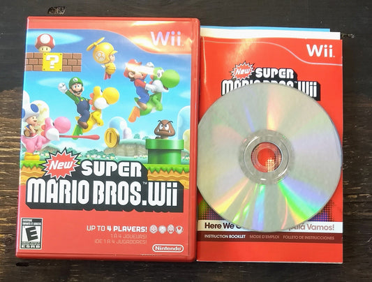 NEW SUPER MARIO BROS WII NINTENDO WII - jeux video game-x