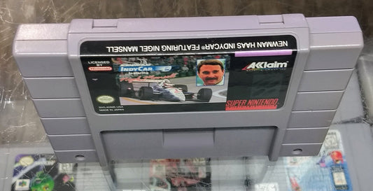 NEWMAN HAAS INDYCAR FEATURING NIGEL MANSELL SUPER NINTENDO SNES - jeux video game-x