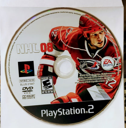 NHL 08 PLAYSTATION 2 PS2 - jeux video game-x