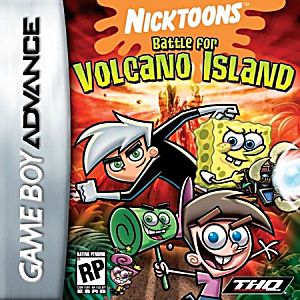 NICKTOONS BATTLE FOR VOLCANO ISLAND (GAME BOY ADVANCE GBA) - jeux video game-x