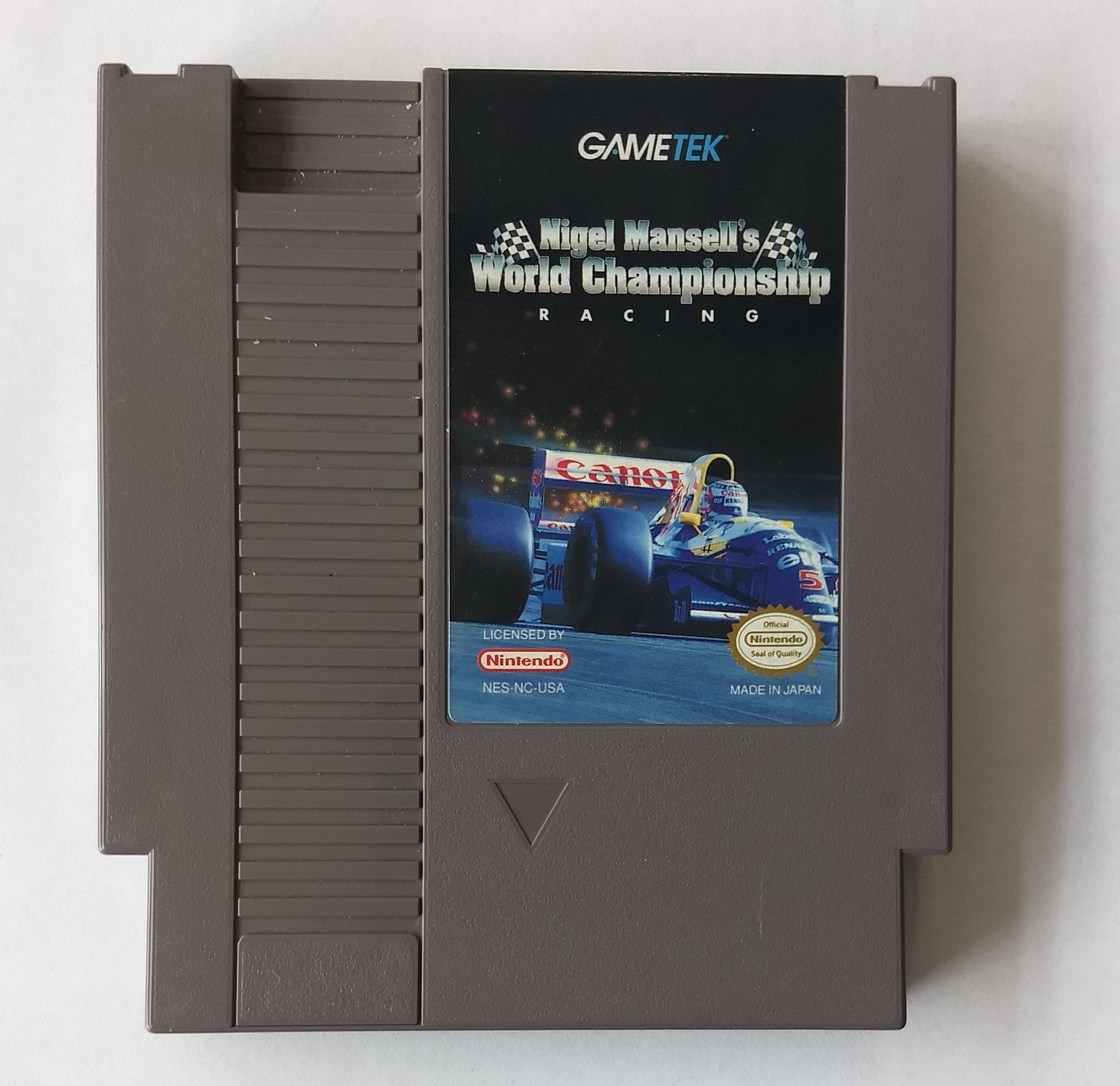 NIGEL MANSELL'S WORLD CHAMPIONSHIP RACING (NINTENDO NES) - jeux video game-x