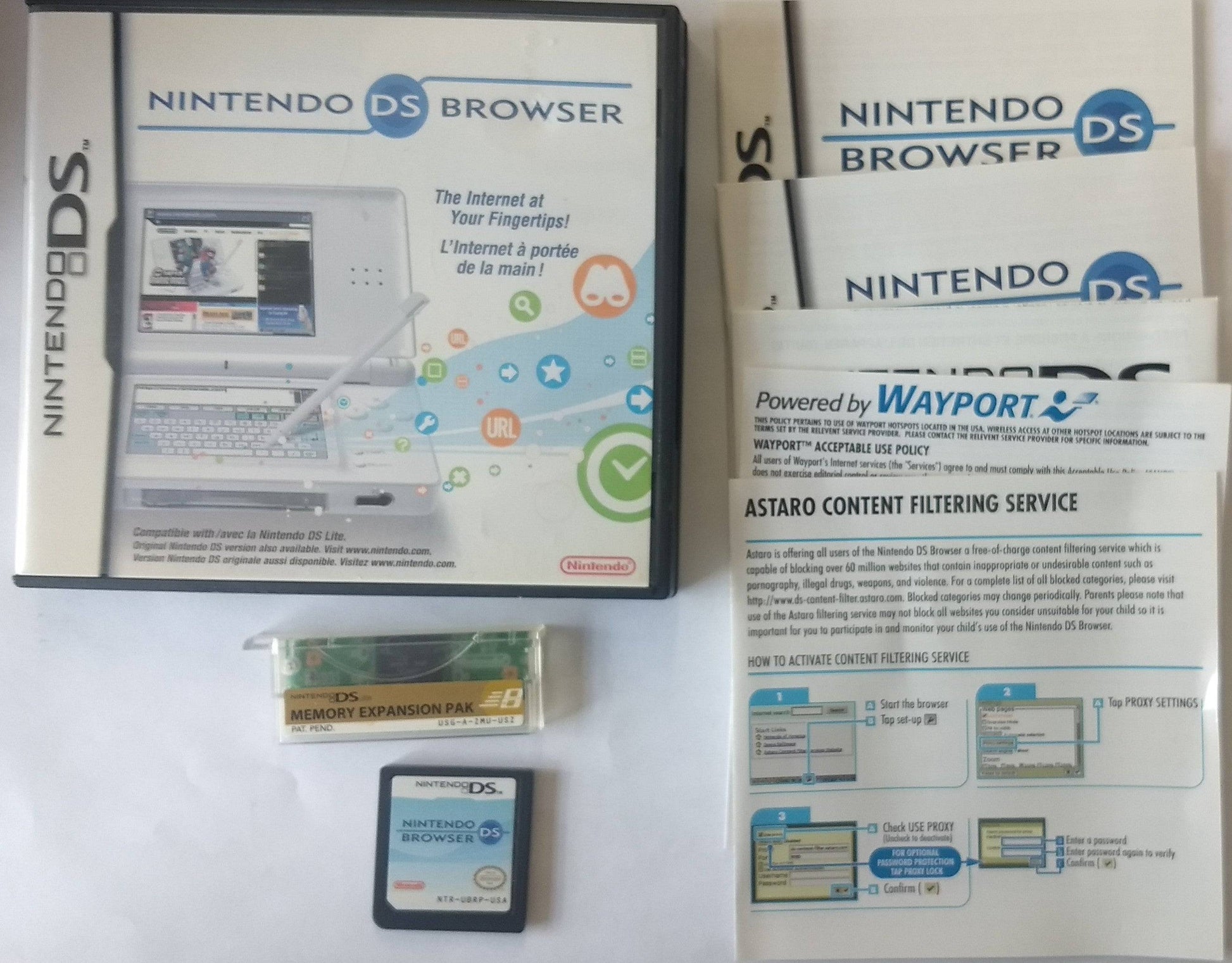 NINTENDO DS BROWSER NINTENDO DS - jeux video game-x