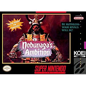 NOBUNAGA'S AMBITION (SUPER NINTENDO SNES) - jeux video game-x