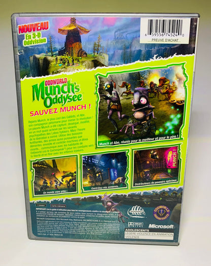 ODDWORLD MUNCH'S ODDYSEE PLATINUM HITS (XBOX) - jeux video game-x