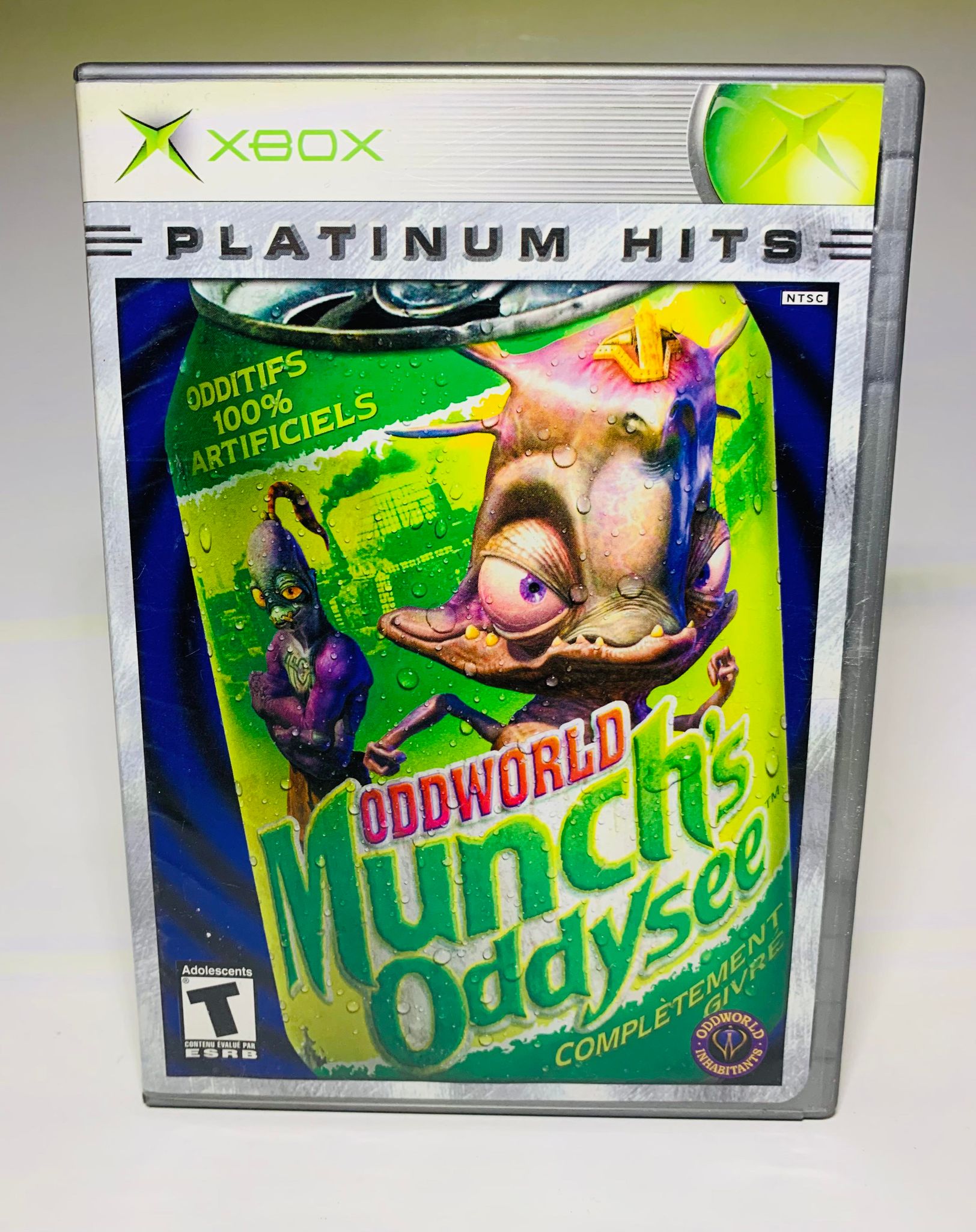 ODDWORLD MUNCH'S ODDYSEE PLATINUM HITS (XBOX) - jeux video game-x
