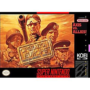 OPERATION EUROPE PATH TO VICTORY (SUPER NINTENDO SNES) - jeux video game-x