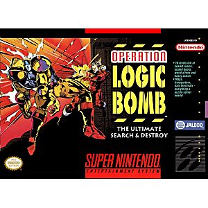 OPERATION LOGIC BOMB (SUPER NINTENDO SNES) - jeux video game-x