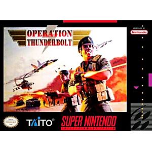 OPERATION THUNDERBOLT (SUPER NINTENDO SNES) - jeux video game-x