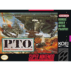 P.T.O. PACIFIC THEATER OF OPERATIONS SUPER NINTENDO SNES - jeux video game-x