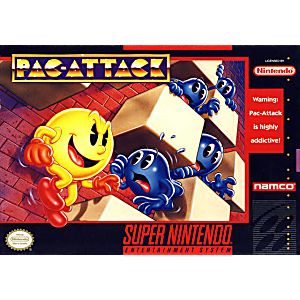 PAC-ATTACK (SUPER NINTENDO SNES) - jeux video game-x