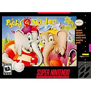 PACKY AND MARLON (SUPER NINTENDO SNES) - jeux video game-x