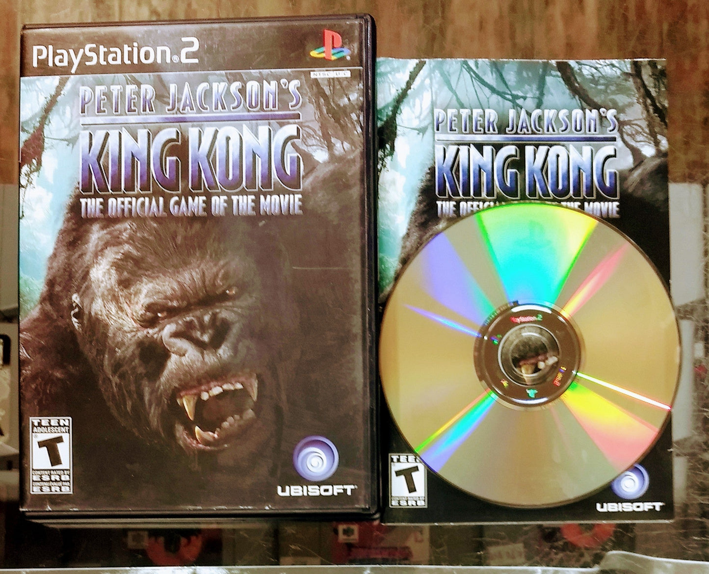 PETER JACKSON'S KING KONG THE OFFICIAL GAME OF THE MOVIE (PLAYSTATION 2 PS2) - jeux video game-x