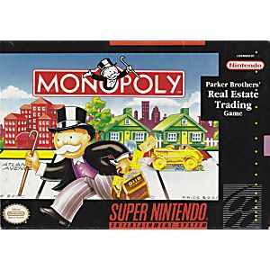MONOPOLY (SUPER NINTENDO SNES) - jeux video game-x