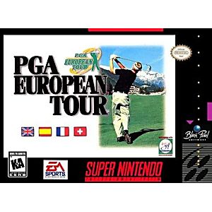 PGA EUROPEAN TOUR GOLF (SUPER NINTENDO SNES) - jeux video game-x