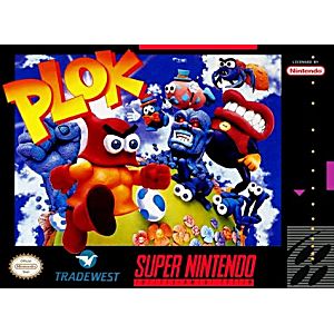 PLOK! (SUPER NINTENDO SNES) - jeux video game-x