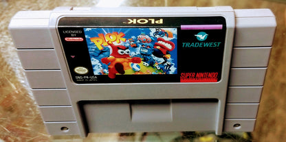 PLOK! (SUPER NINTENDO SNES) - jeux video game-x