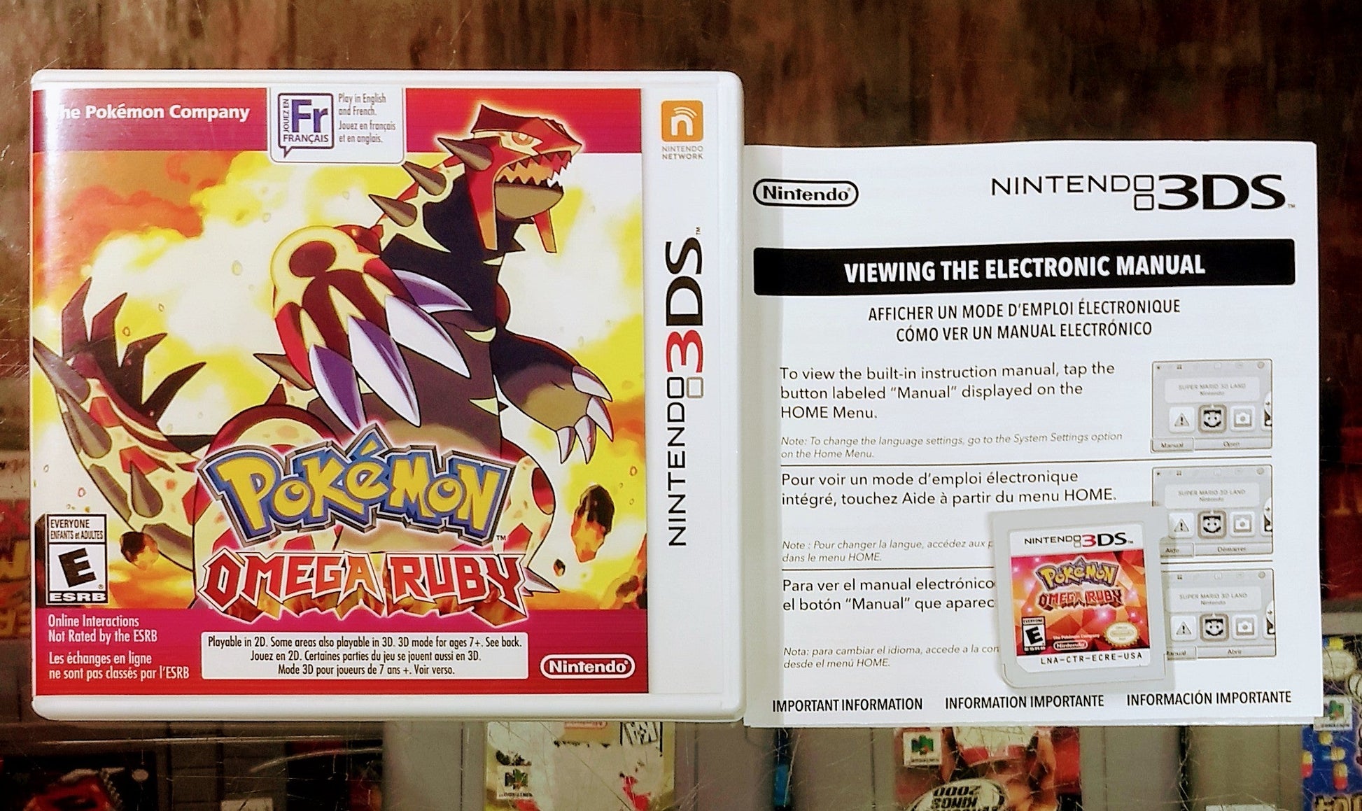 POKEMON OMEGA RUBY NINTENDO 3DS - jeux video game-x