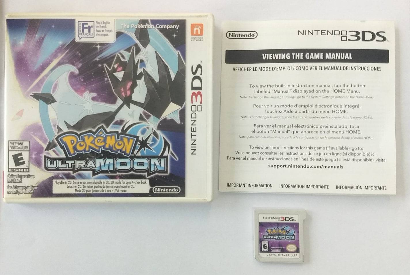 POKEMON ULTRA MOON (NINTENDO 3DS) - jeux video game-x