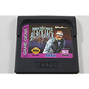 POKER FACE PAUL'S BLACKJACK SEGA GAME GEAR SGG - jeux video game-x