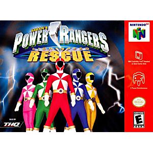 POWER RANGERS LIGHTSPEED RESCUE (NINTENDO 64 N64) - jeux video game-x