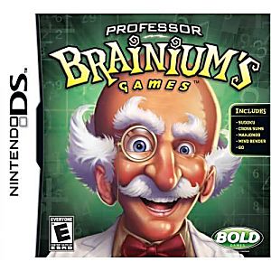 PROFESSOR BRAINIUM'S GAMES NINTENDO DS - jeux video game-x