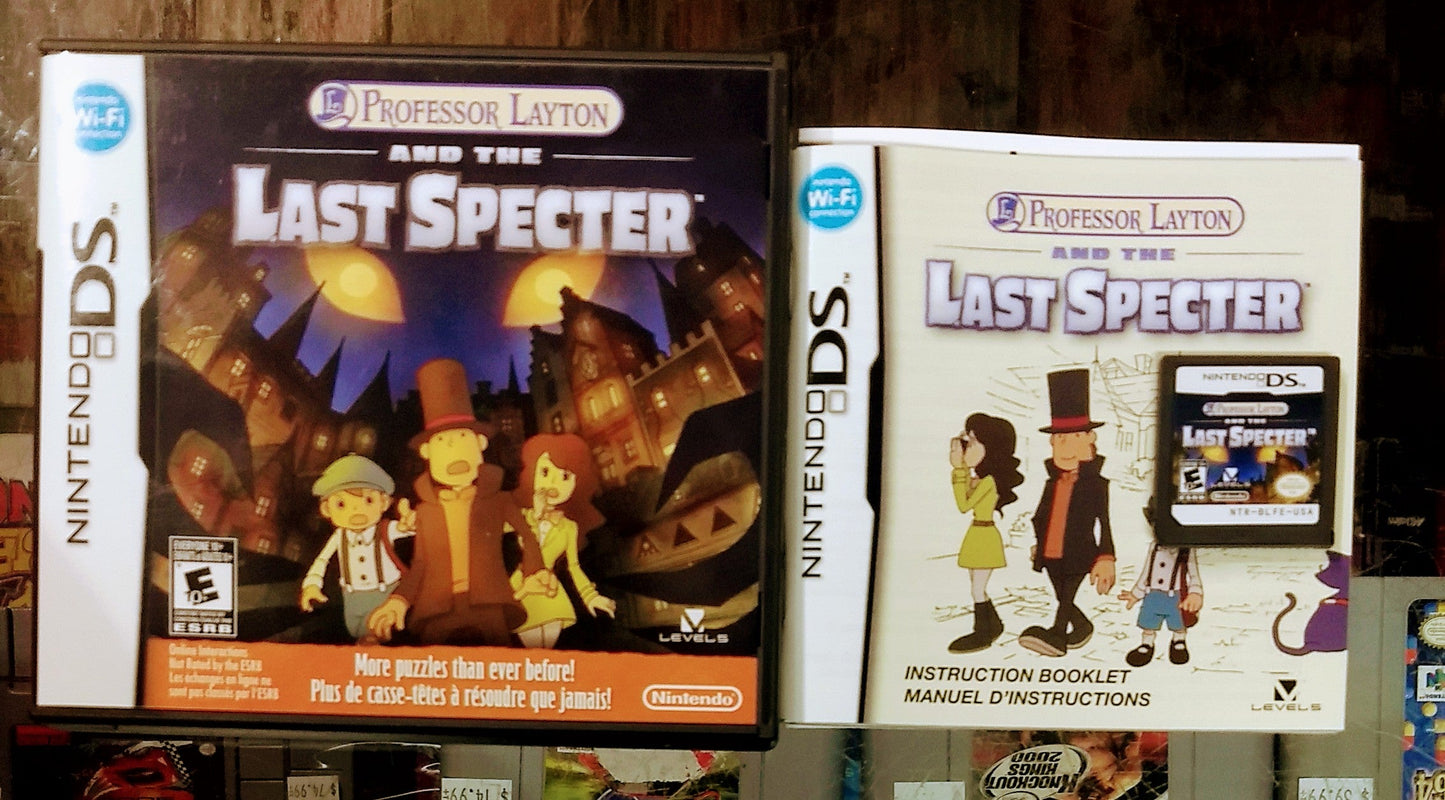 PROFESSOR LAYTON AND THE LAST SPECTER NINTENDO DS - jeux video game-x