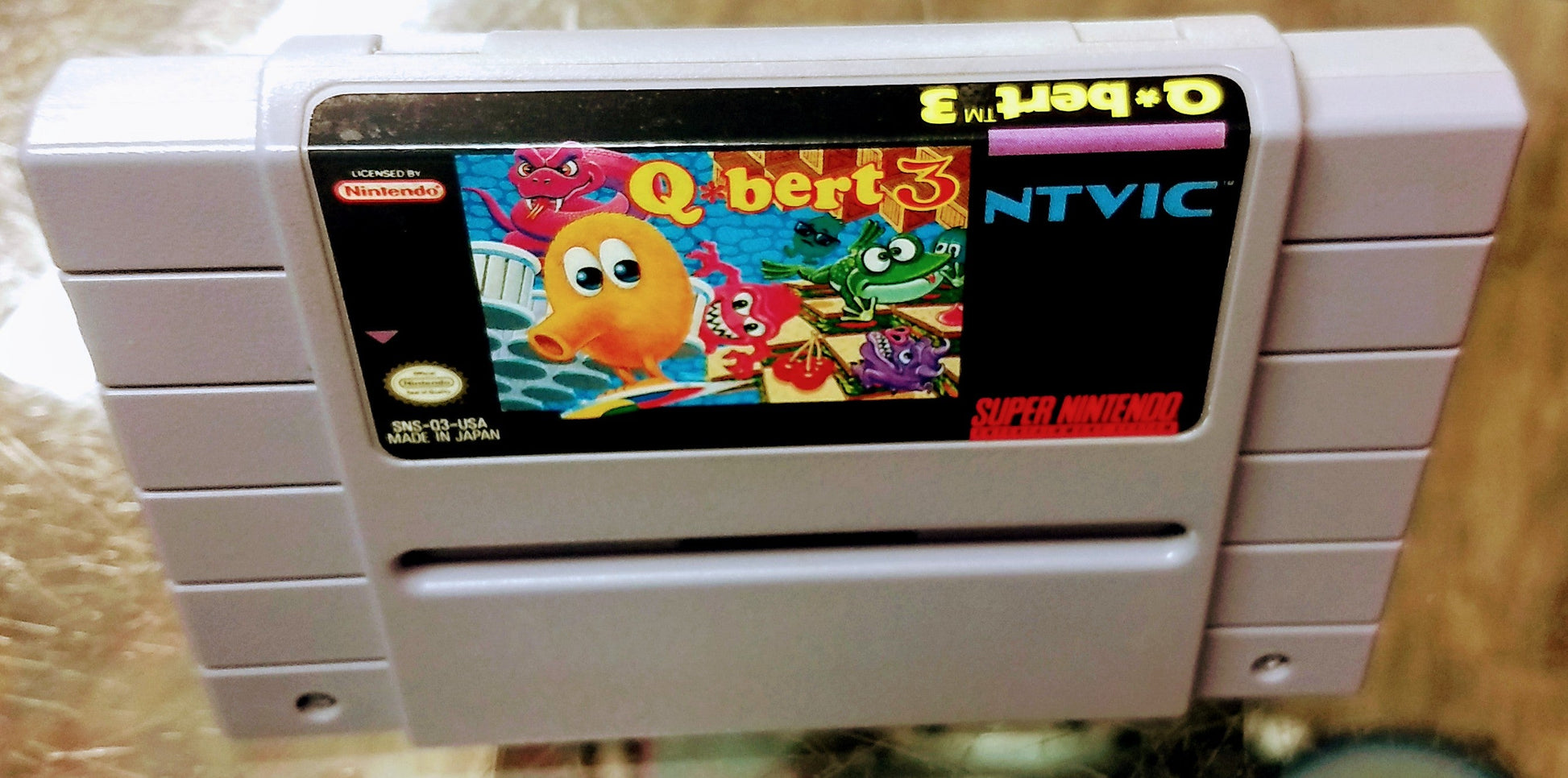 Q-BERT 3 SUPER NINTENDO SNES - jeux video game-x