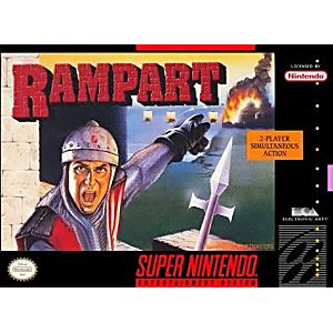 RAMPART (SUPER NINTENDO SNES) - jeux video game-x