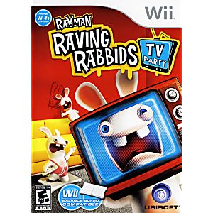 RAYMAN RAVING RABBIDS TV PARTY (NINTENDO WII) - jeux video game-x
