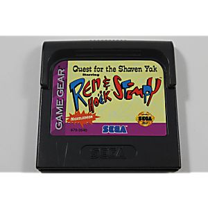 REN AND STIMPY QUEST FOR THE SHAVEN YAK (SEGA GAME GEAR SGG) - jeux video game-x