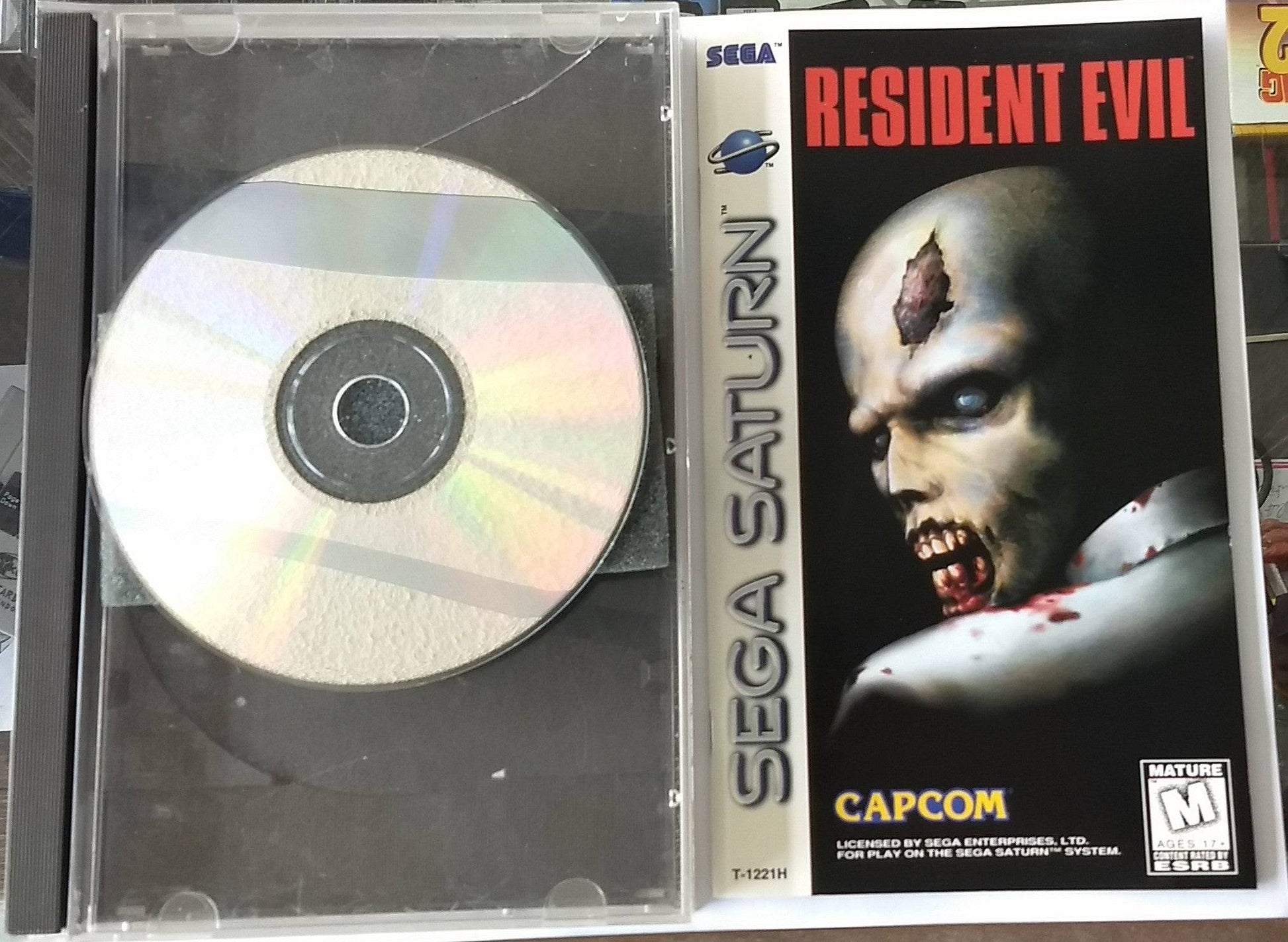 RESIDENT EVIL LONG BOX (SEGA SATURN SS) - jeux video game-x